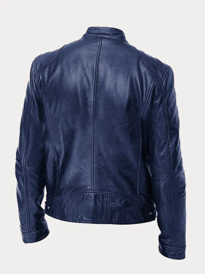 ENZO - CHAQUETA DE CUERO CASUAL