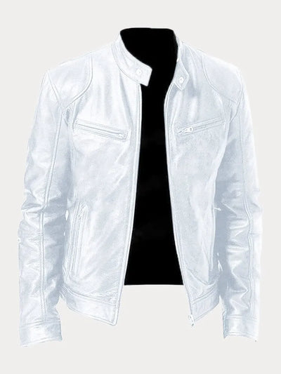 ENZO - CHAQUETA DE CUERO CASUAL