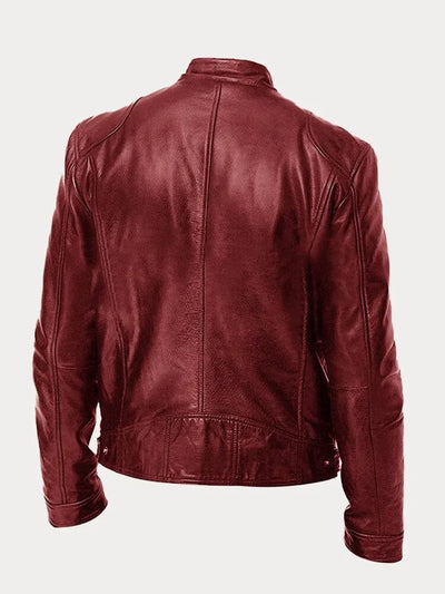 ENZO - CHAQUETA DE CUERO CASUAL