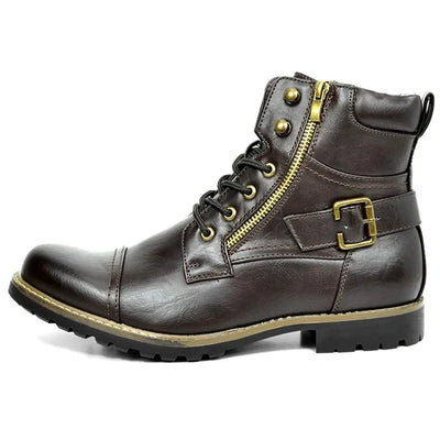 Damon | Botines de cuero con cordones