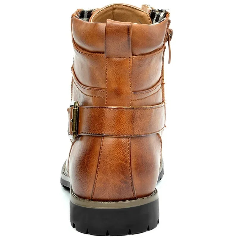 Damon | Botines de cuero con cordones