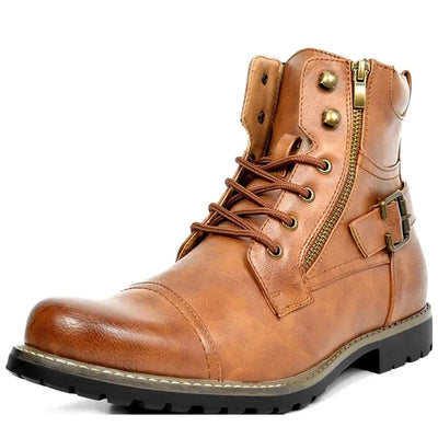 Damon | Botines de cuero con cordones