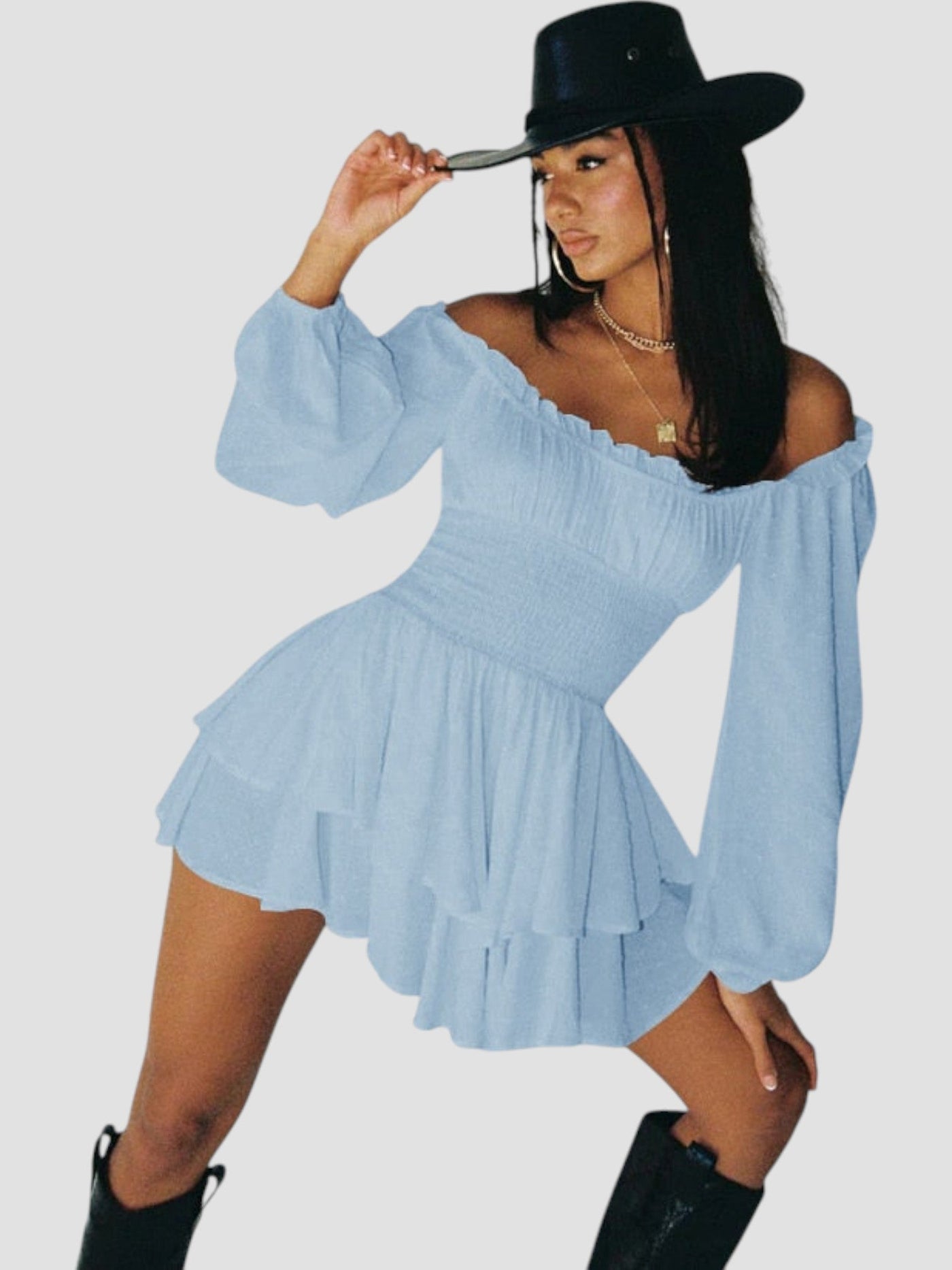 Allegra | Vestido Off-Shoulder