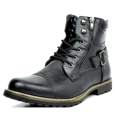 Damon | Botines de cuero con cordones