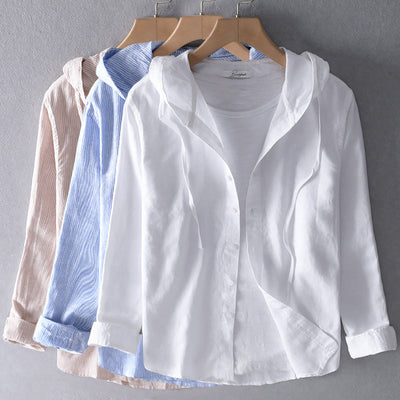 Olivia | Blusa con capucha ligera
