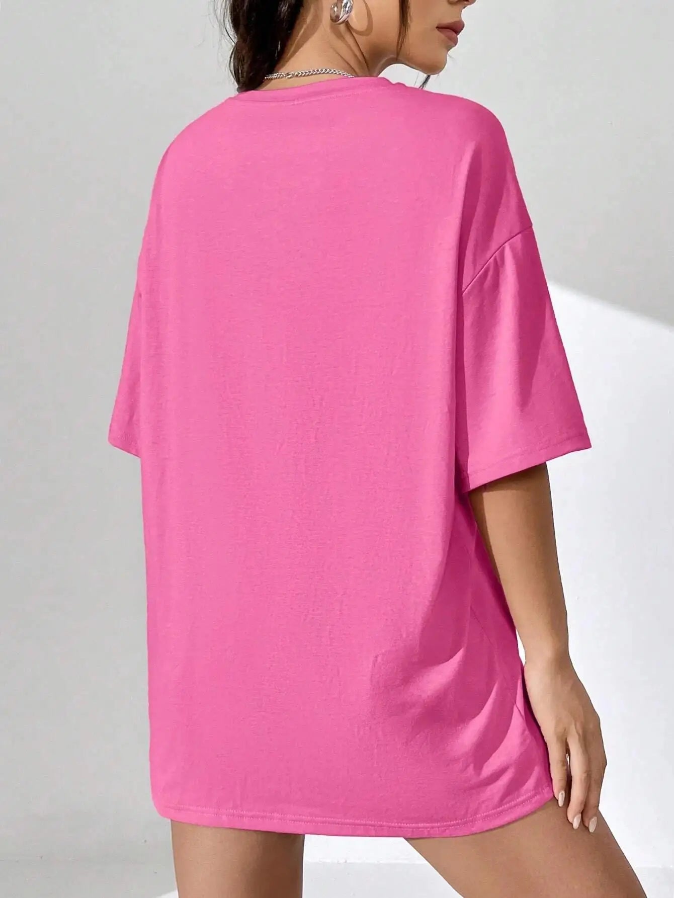 Camiseta Hip Hop Sunshine: T-Shirt de Fiesta de Verano para Mujer con Cuello Redondo