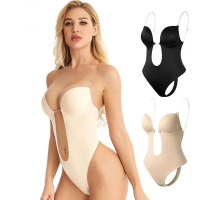 Body Shaper de Cuello en V Profundo