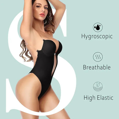 Body Shaper de Cuello en V Profundo