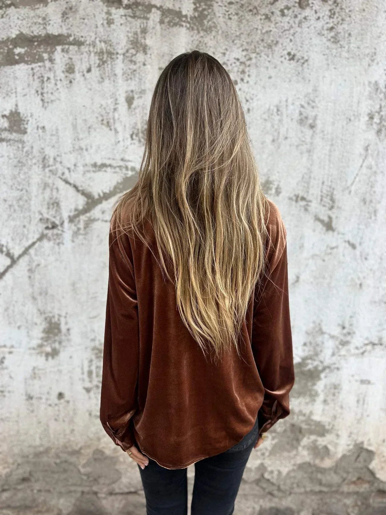 Blusa de terciopelo Clara