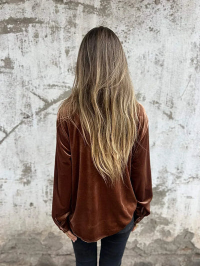 Blusa de terciopelo Clara