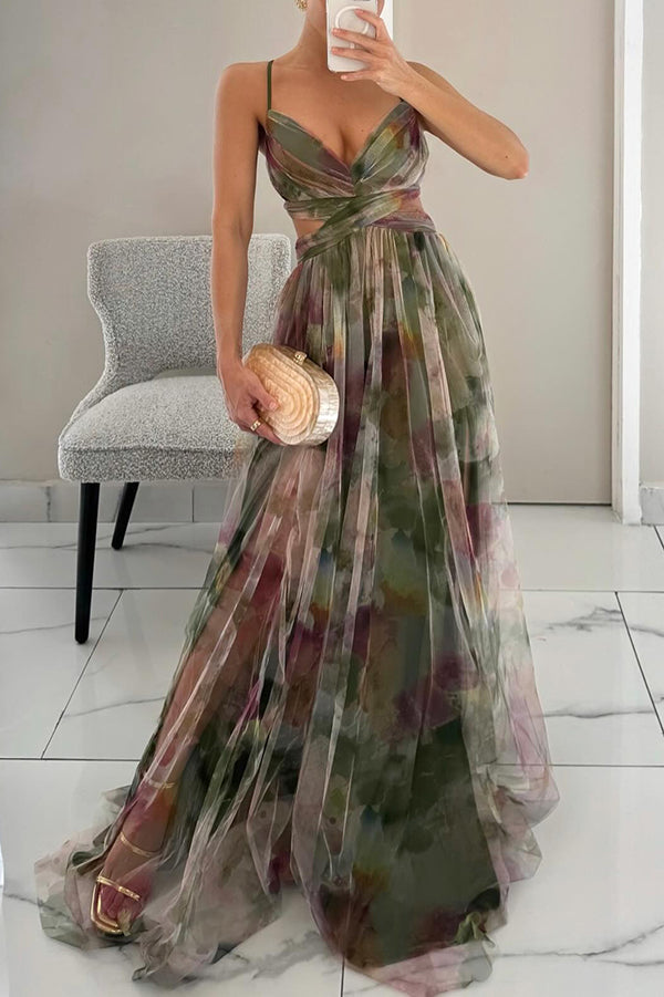 Chloé | Vestido maxi con estampado floral