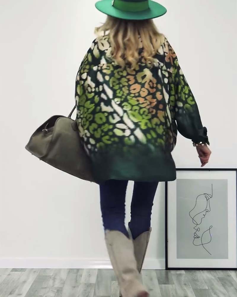 El lujo de leopardo de Mila
