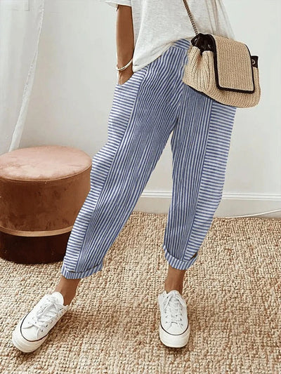 Pantalones de Primavera a Rayas Anne