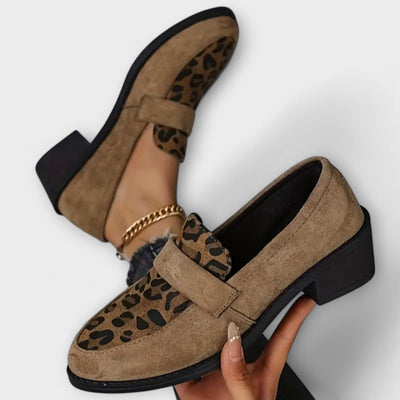 Karla - Elegantes zapatos de dama con estampado de leopardo