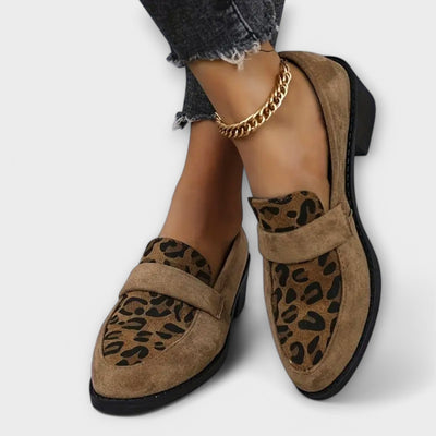 Karla - Elegantes zapatos de dama con estampado de leopardo