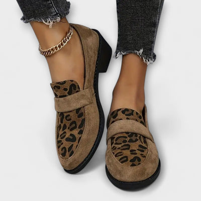 Karla - Elegantes zapatos de dama con estampado de leopardo