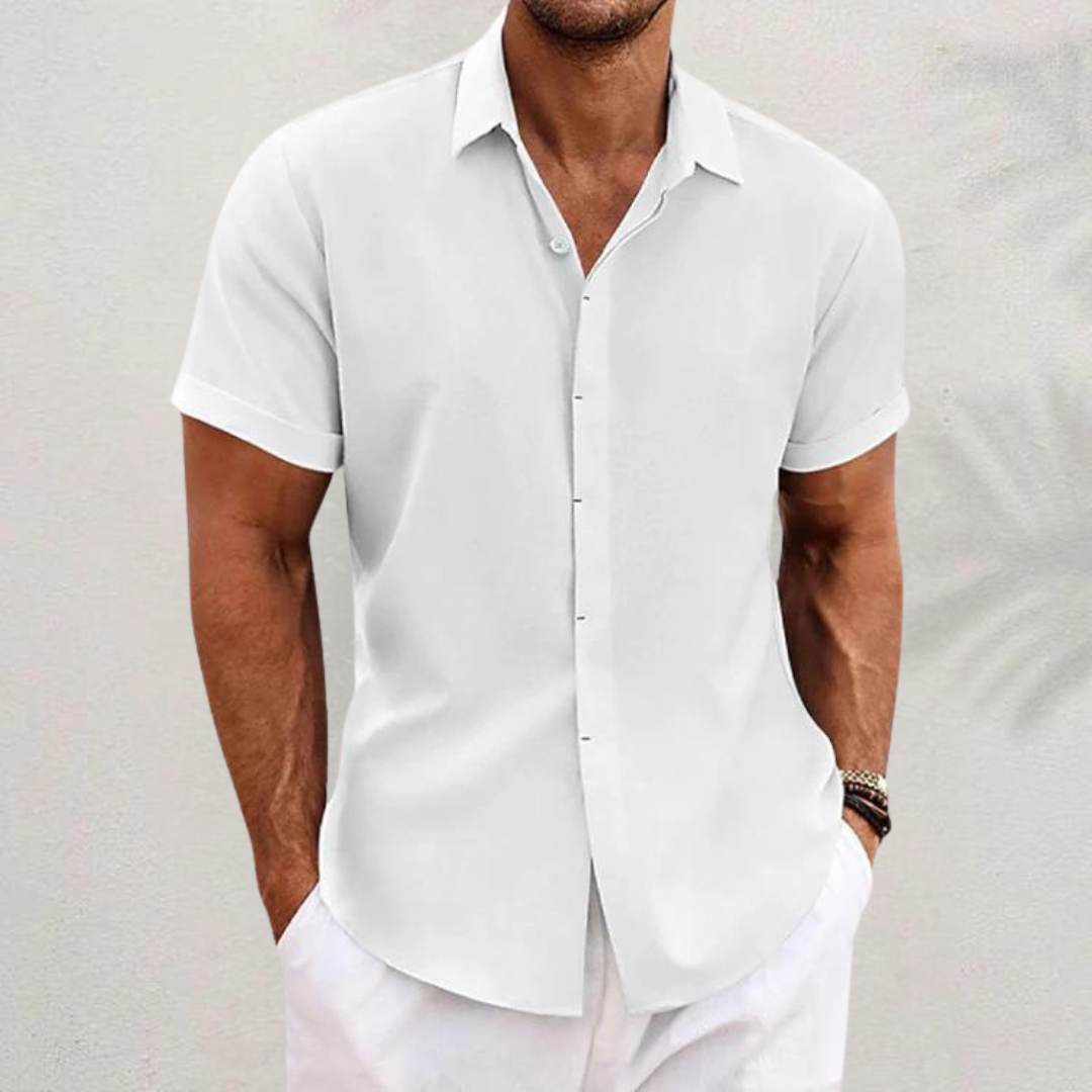 Aleandro™ | Camisa de Lino Clásica