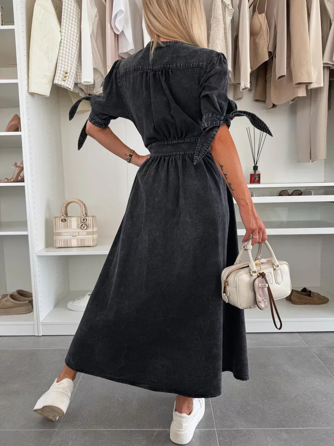 Thea | Deslumbrante Vestido de Mezclilla