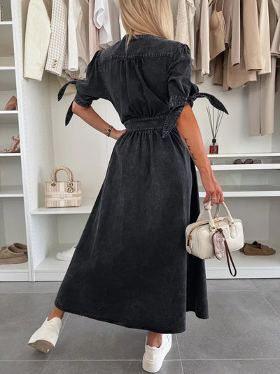 Thea | Deslumbrante Vestido de Mezclilla