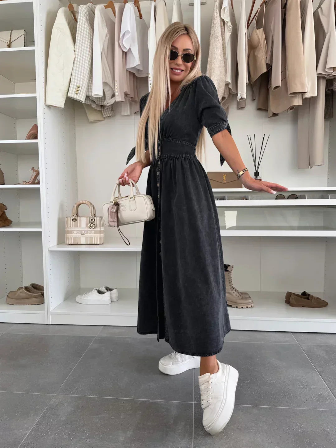 Thea | Deslumbrante Vestido de Mezclilla