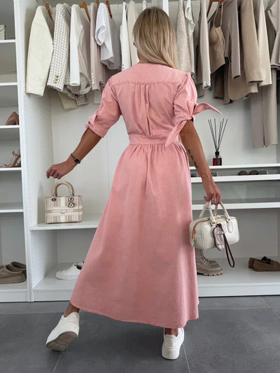 Thea | Deslumbrante Vestido de Mezclilla