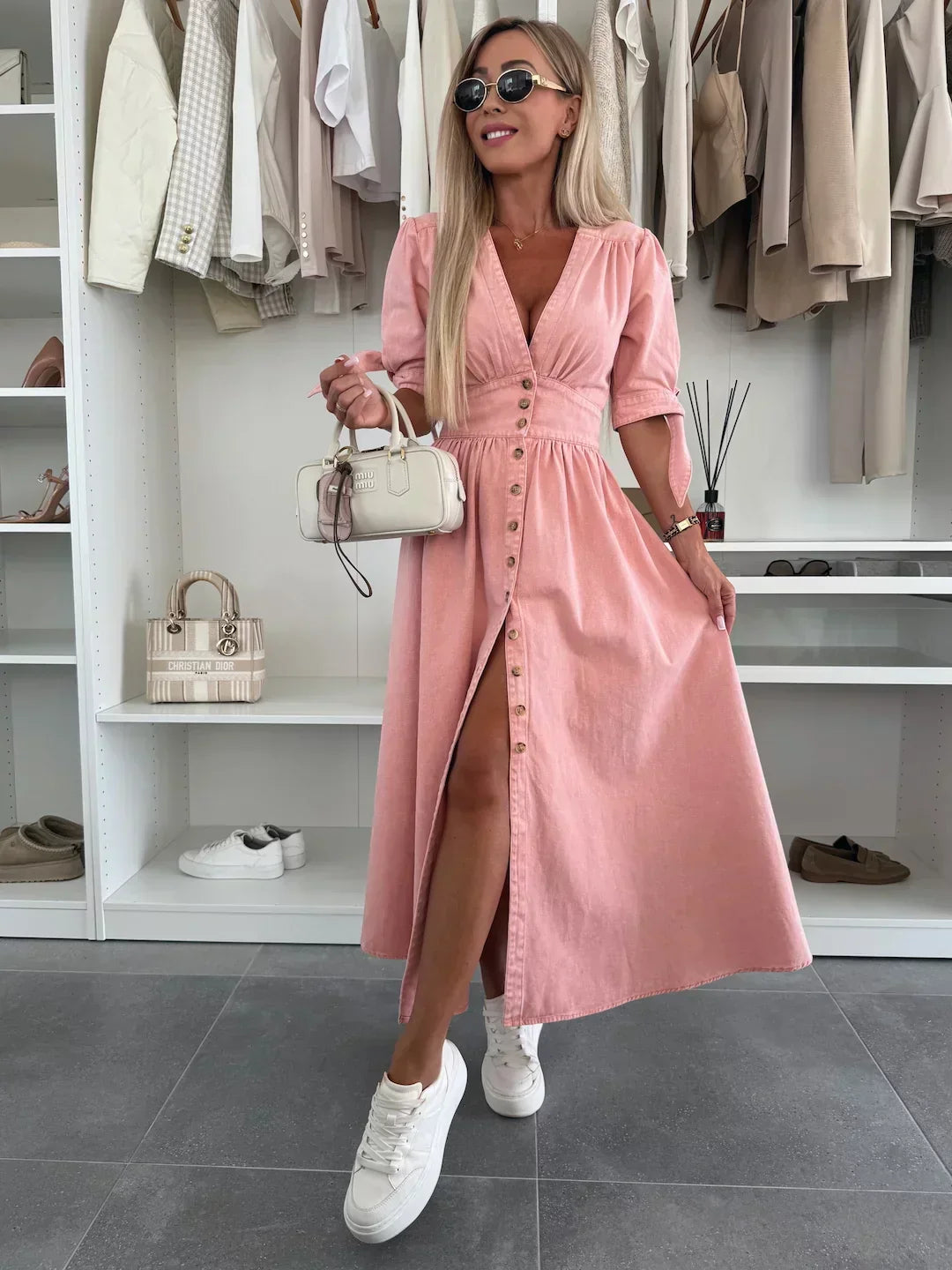 Thea | Deslumbrante Vestido de Mezclilla