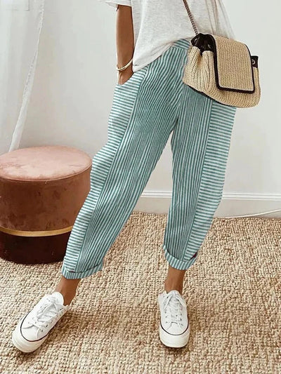 Pantalones de Primavera a Rayas Anne