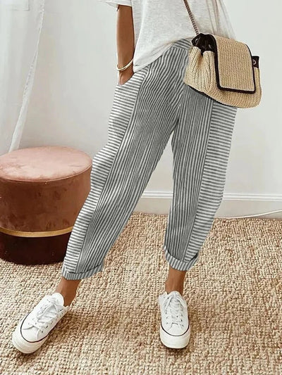 Pantalones de Primavera a Rayas Anne