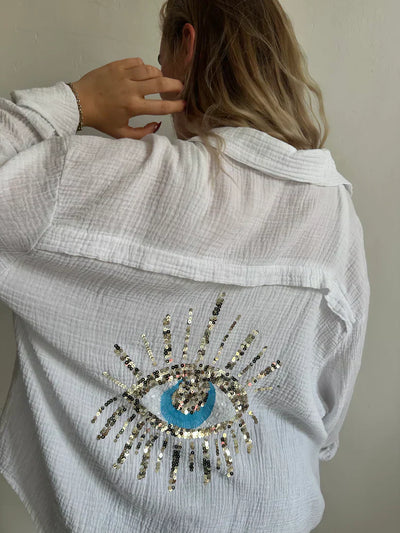 Camisa de algodón oversize Horus
