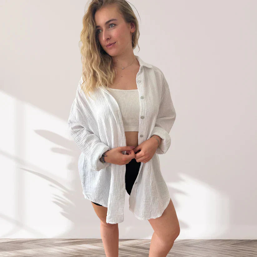 Camisa de algodón oversize Horus