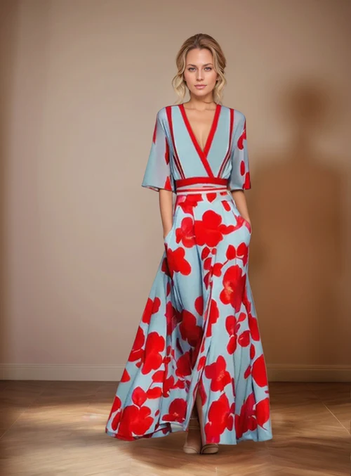 Lorraine | Vestido con estampado floral
