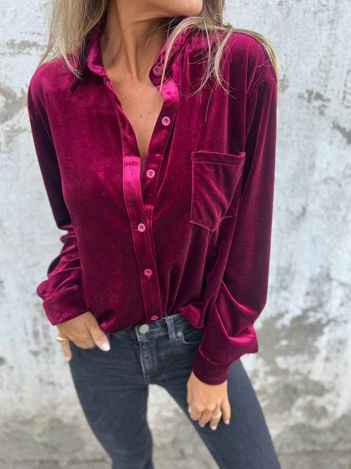 Blusa de terciopelo Clara
