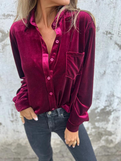 Blusa de terciopelo Clara