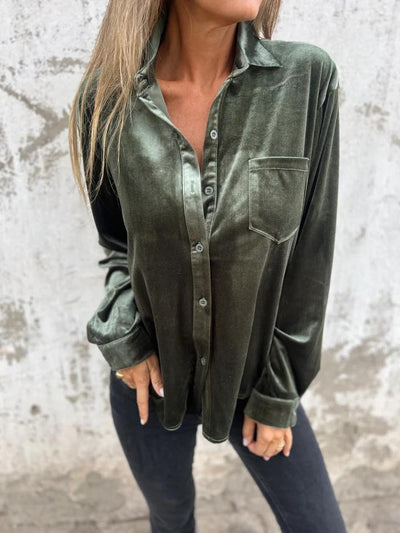 Blusa de terciopelo Clara