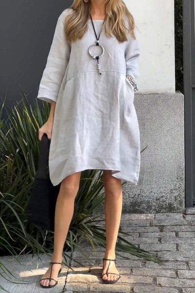 El vestido de lino diario de Emma