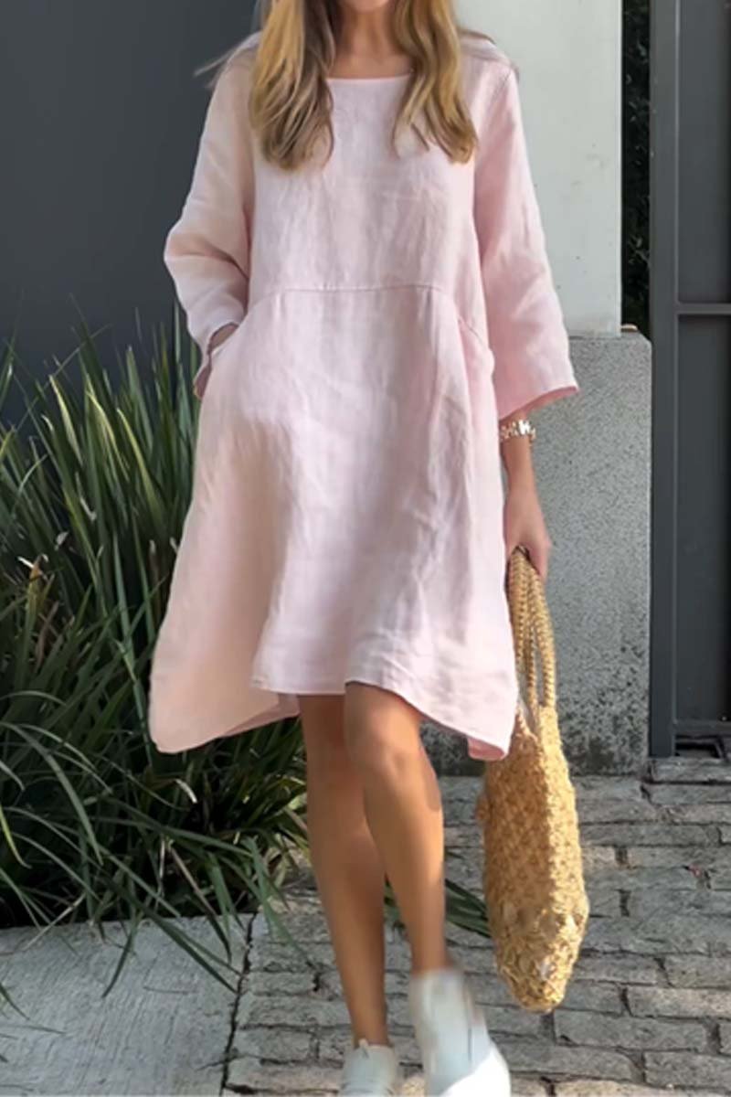 El vestido de lino diario de Emma