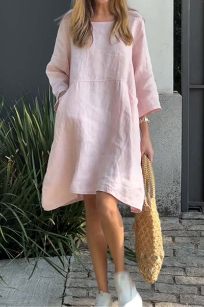 El vestido de lino diario de Emma