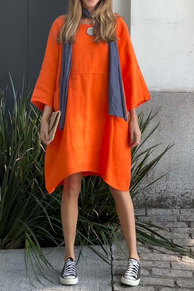 El vestido de lino diario de Emma