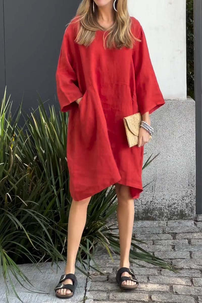El vestido de lino diario de Emma