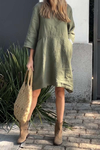 El vestido de lino diario de Emma