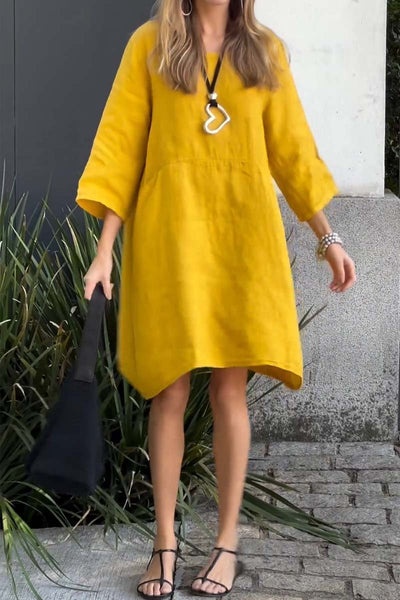 El vestido de lino diario de Emma