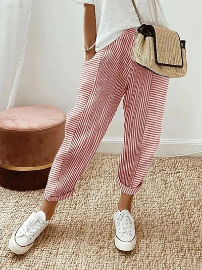 Pantalones de Primavera a Rayas Anne