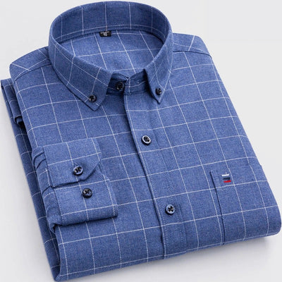 JAMES | CAMISA DE ALGODÓN A CUADROS